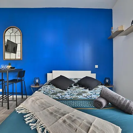 Апартаменты Paradis Bleu - Coeur De Ville, Tv 4k, Netflix, Fibre, Confortable, Calme Сент