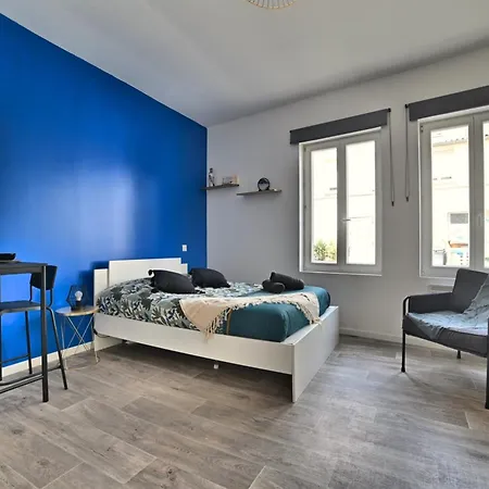 Paradis Bleu - Coeur De Ville, Tv 4k, Netflix, Fibre, Confortable, Calme Apartman